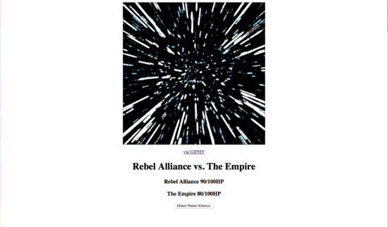 Star War themed battle game